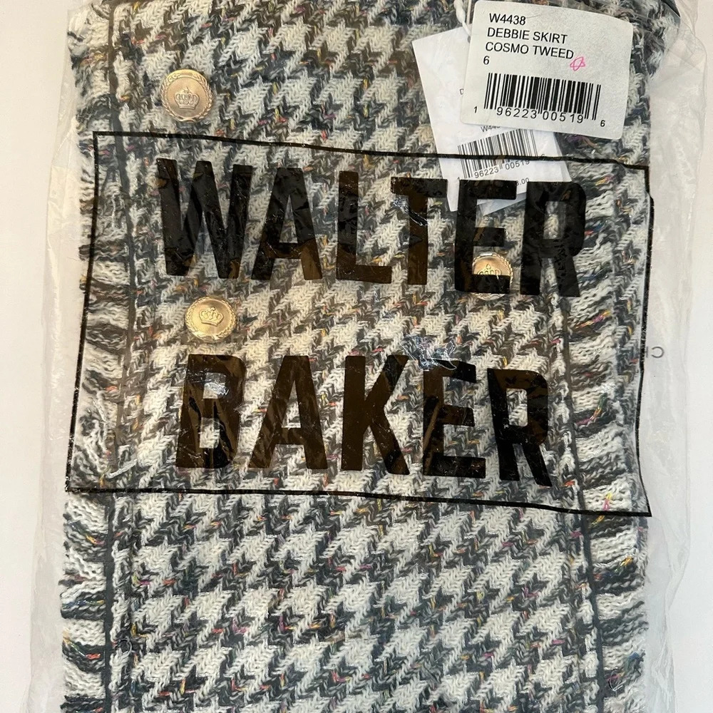 WALTER BAKER Cosmo Tweed Mini Cocktail Skirt Size 6 BNWT - Picture 13 of 13